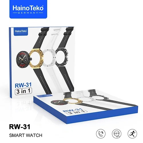 Smartwatch HainoTeko RW-31 + 3 cadres et 2 ceintures — Afficher l'image 2