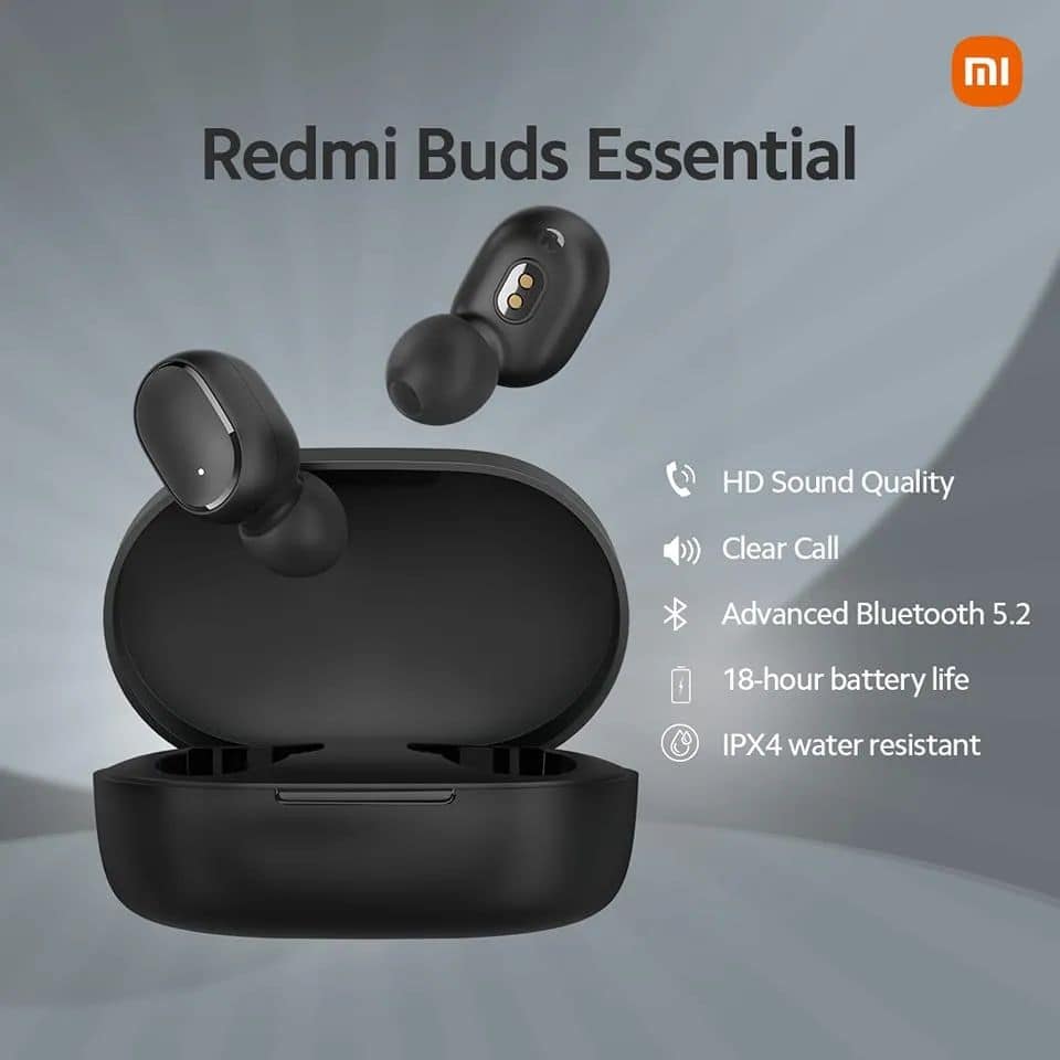 Écouteurs Bluetooth Xiaomi Redmi Buds Essential – Noir — Afficher l'image 3