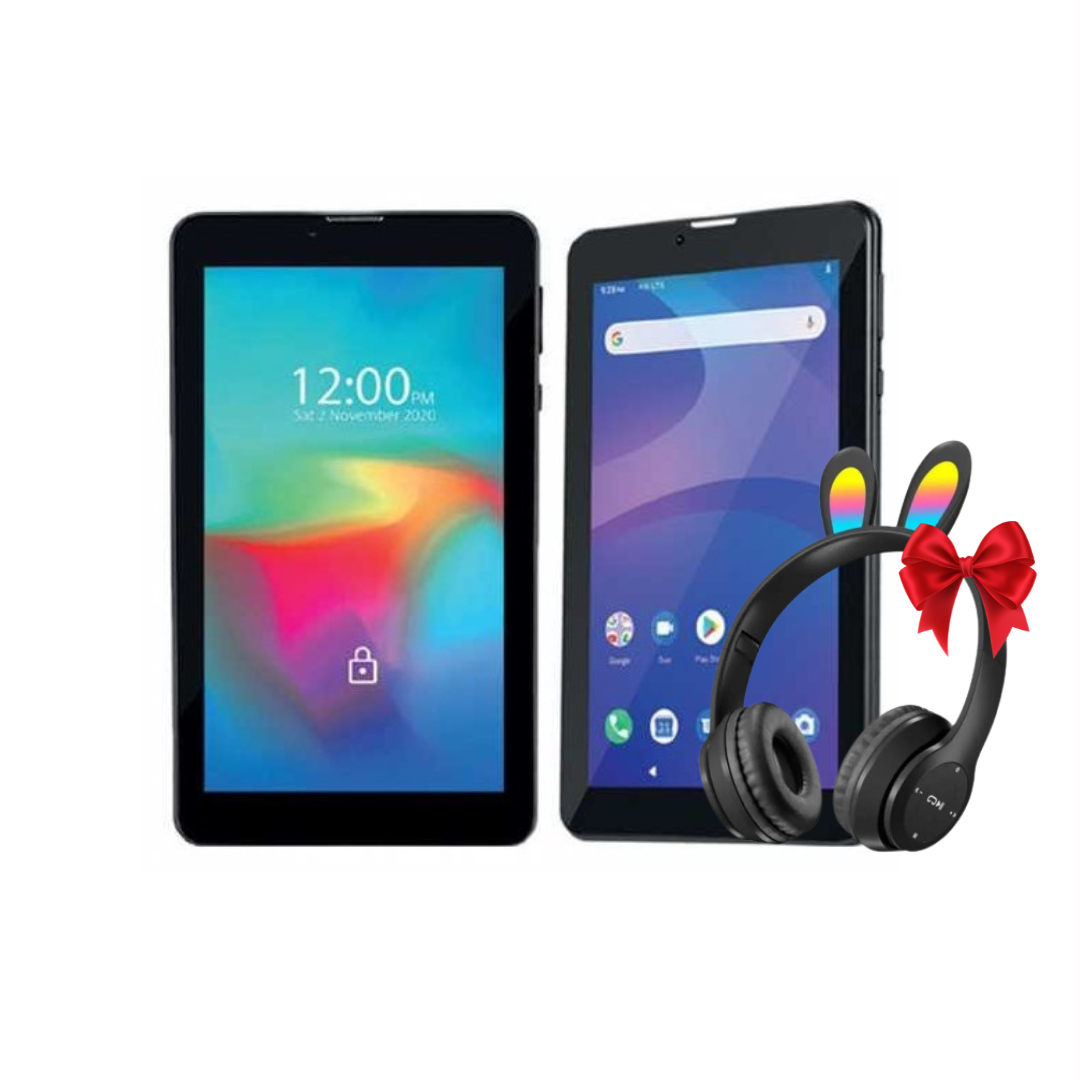 Tablette TJD Android 2Go – 32Go – 4G + Casque lapin led
