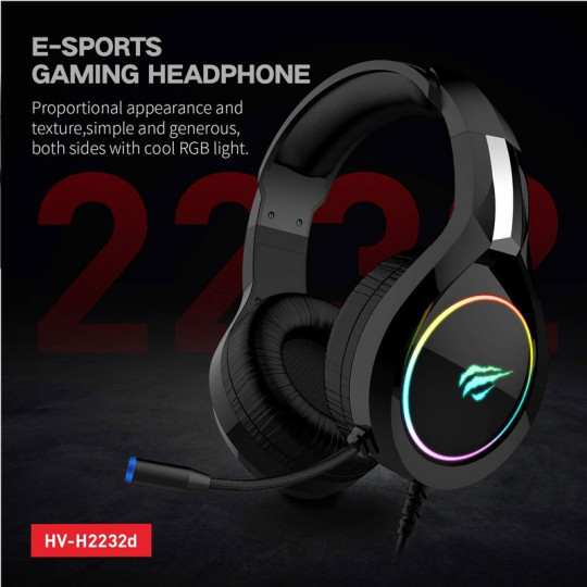 Casque Micro Havit Gamer H2232D RGB — Afficher l'image 3