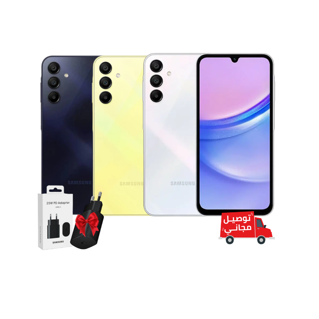Samsung Galaxy A15 8Go / 256Go + Adaptateur 25W + Livraison Gratuite