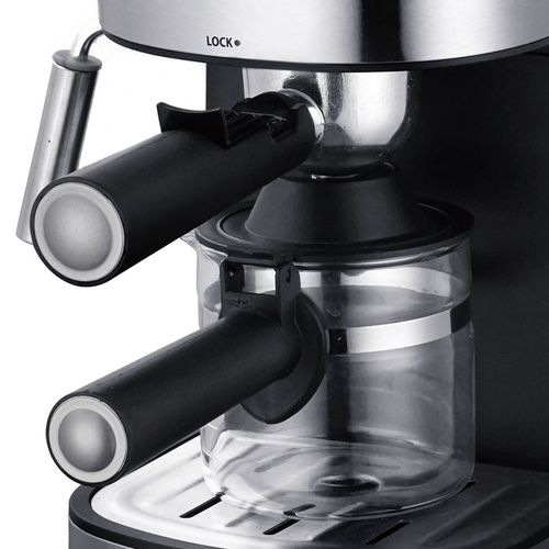 Machine à café Cafetière expresso Avec mousseur à lait Inox LEM-0601 — Afficher l'image 3