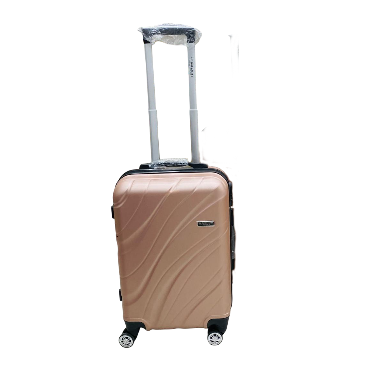 Valise Tec Take incassable / Moyenne: 65Cm / Rose saumon