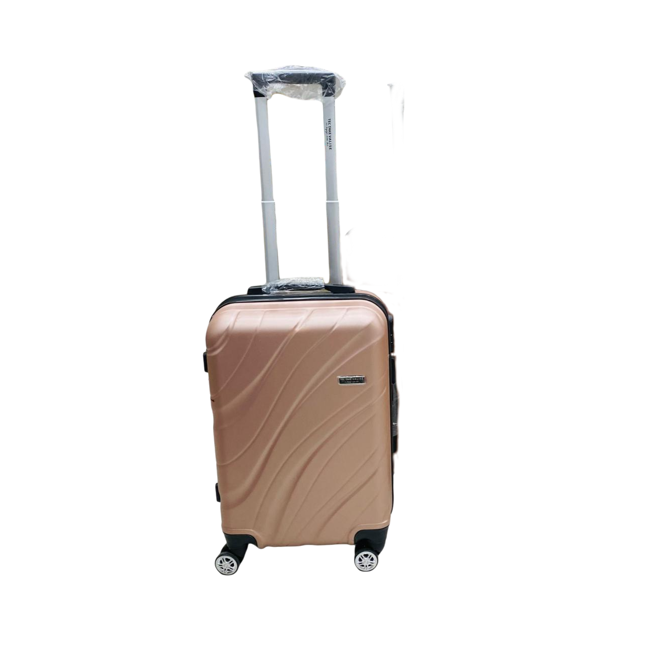 Valise Tec Take incassable / Petit: 55Cm / Rose saumon