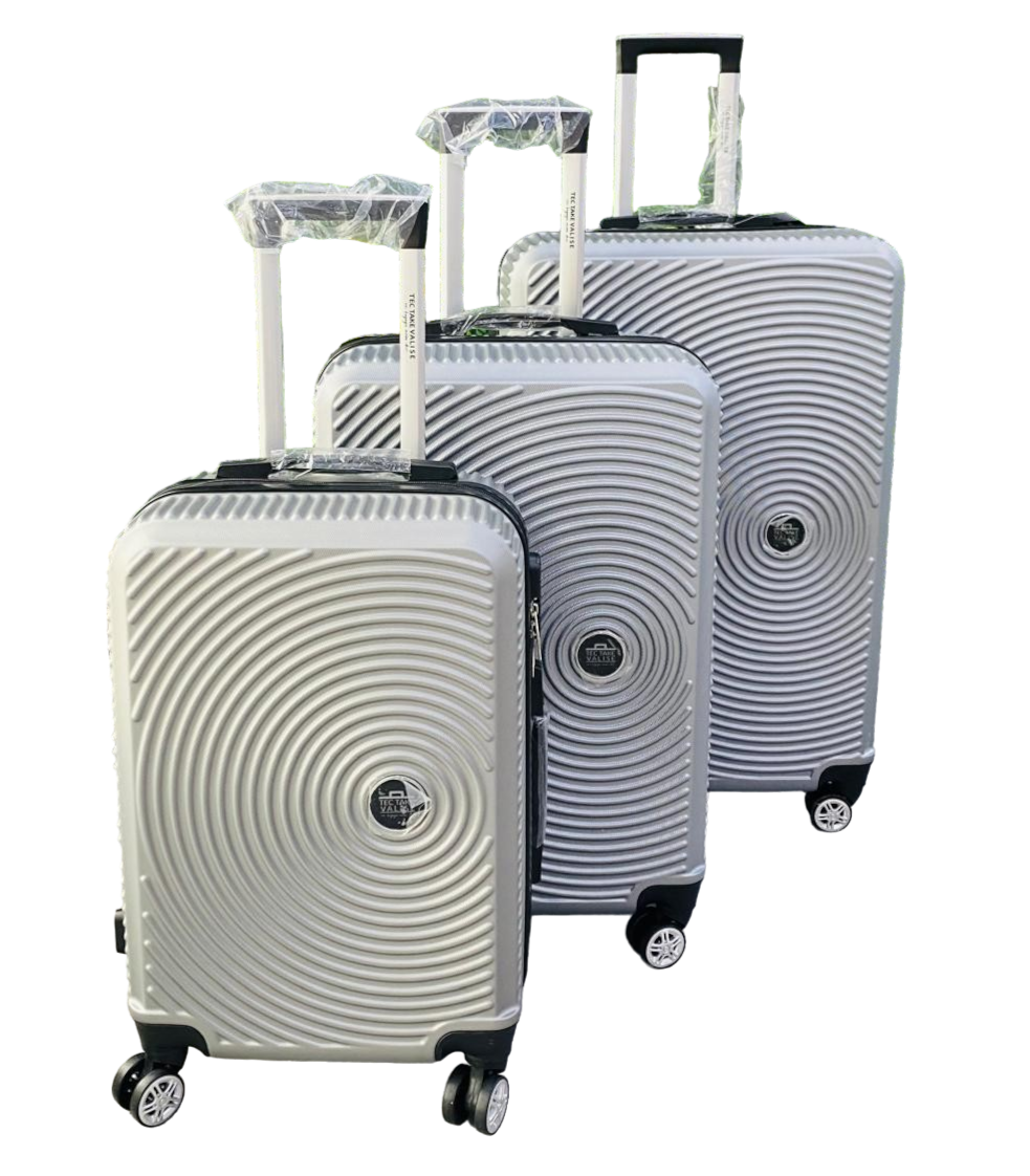 série de 3 valises TEC TAKE incassables Bleu Clair