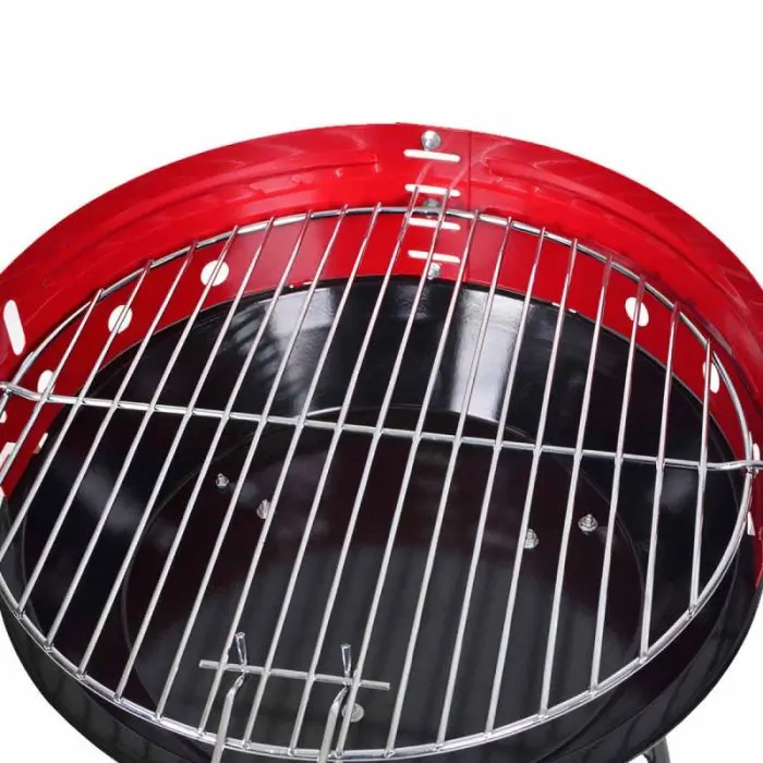 Barbecue round rouge 30Cm — Afficher l'image 2