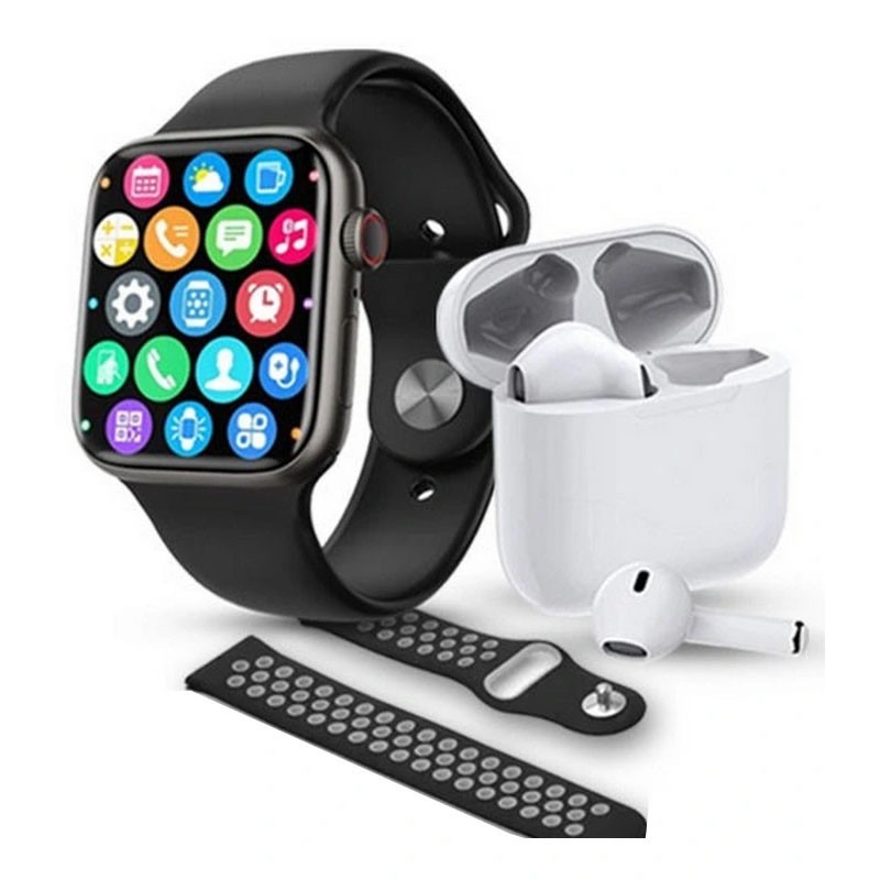 Smart watch W26 Pro max double ceintures + Airpods