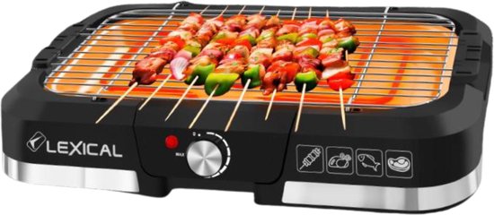 Barbecue Eléctrique Lexical 1800W LBQ-2590