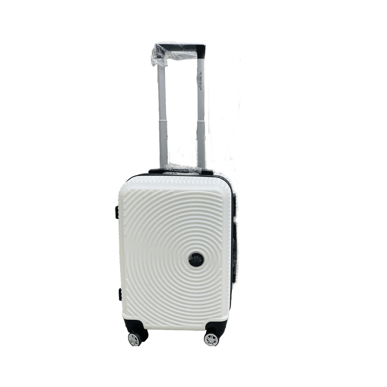 Valise Tec Take incassable / Petit: 55Cm / Blanc
