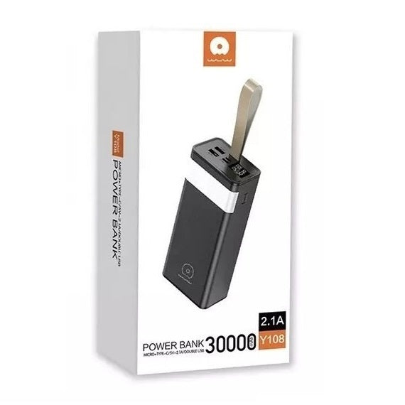 Power Bank WUW-Y108 2USB 2.1A 30000mah — Afficher l'image 3