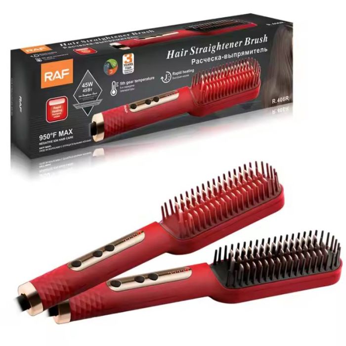 Brosse Lissante RAF R-406R 45W Rouge