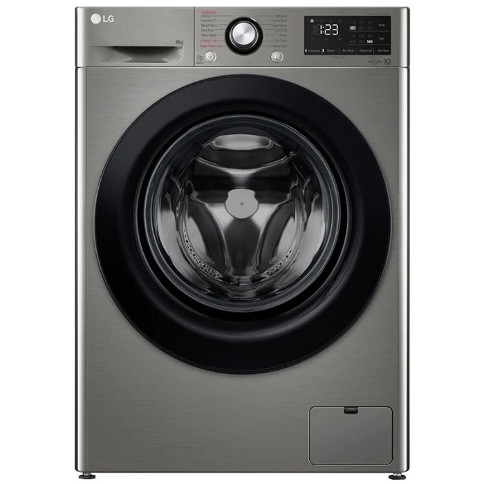 Machine à laver Frontale LG Automatique 8kg Gris F4R3TYG6P