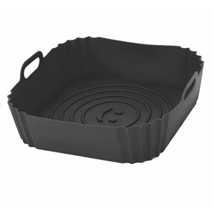 Moule En Silicone Réutilisable Pour Les Friteuses Sans Huile - Noir