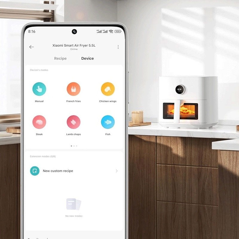 Friteuse Xiaomi Smart Air Fryer 5.5L — Afficher l'image 3