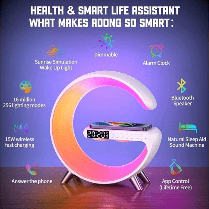Haut Parleur Led Wireless speaker charging G63 — Afficher l'image 4