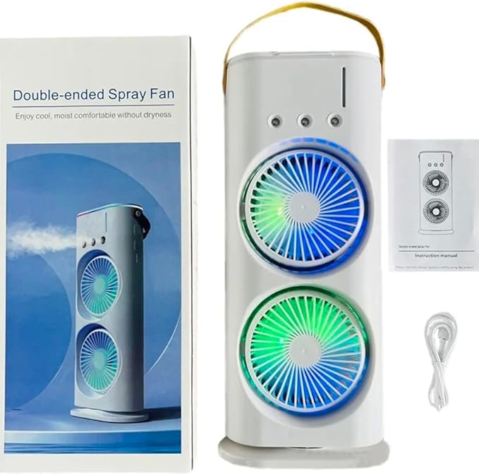 Ventilateur Portable À Double Extrémité Avec Refroidisseur — Afficher l'image 3