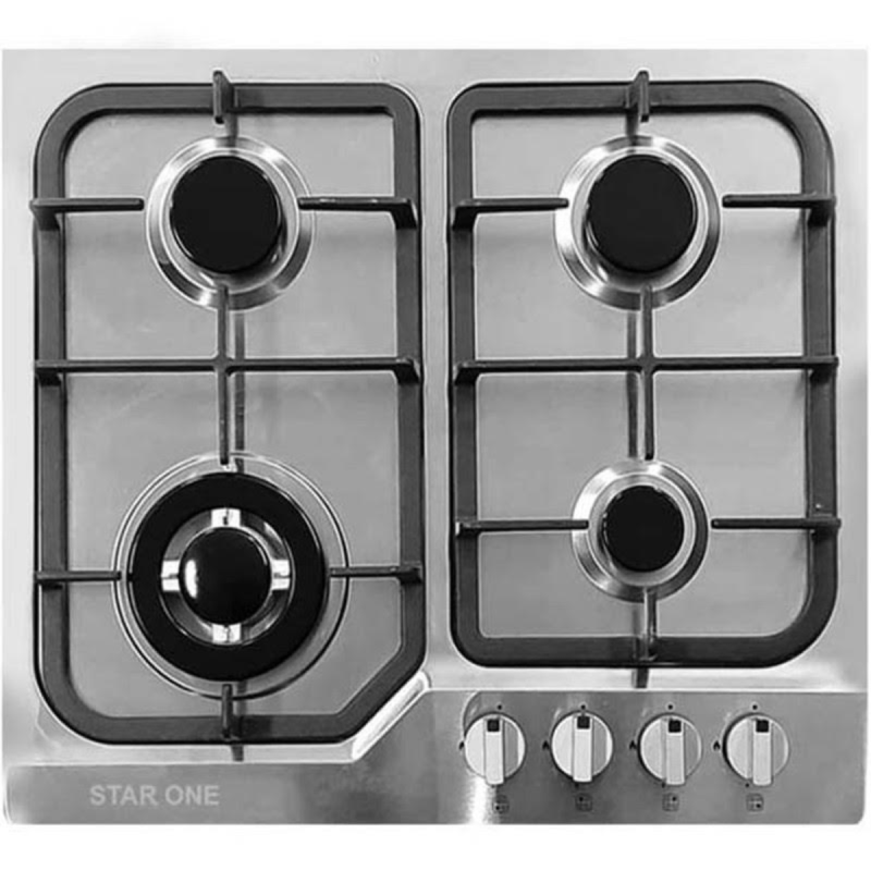 Plaque de cuisson Starone 4 feux Inox Fonte
