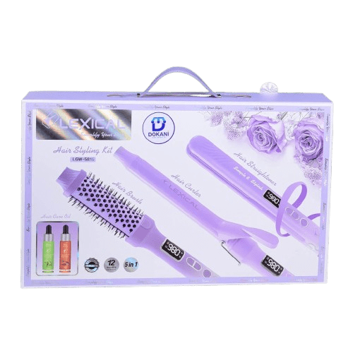 Coffret Cheveux 5 en1 Lexical LGW-5815 980°F
