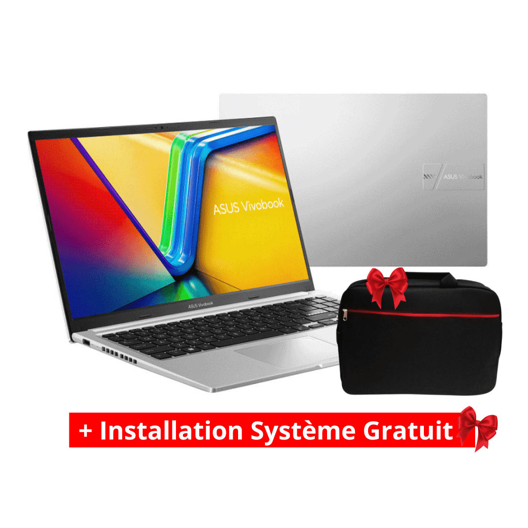 Pc Portable ASUS Vivobook 15 X1504VA i3-1315U 8 Go / 512 Go SSD Silver