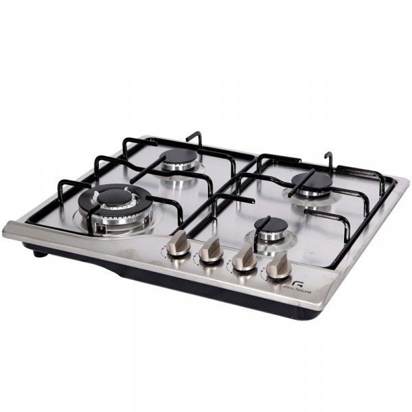 Plaque de cuisson Galaxy Naturel 4 Feux inox métal
