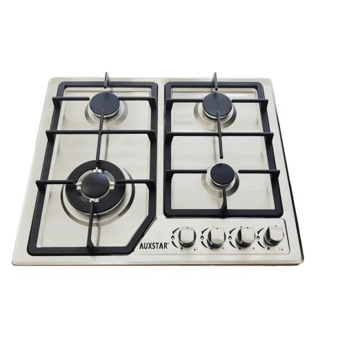 Plaque de cuisson AUXSTAR 4 feux Inox Fonte