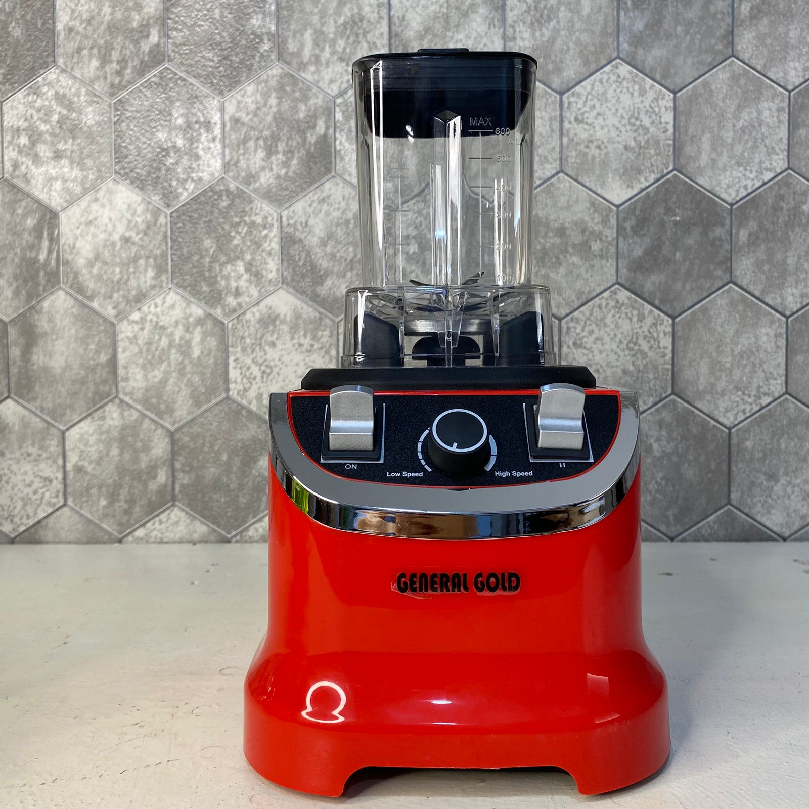 Blender 2en1 General Gold BF-8036 2.5L 800W Rouge — Afficher l'image 3
