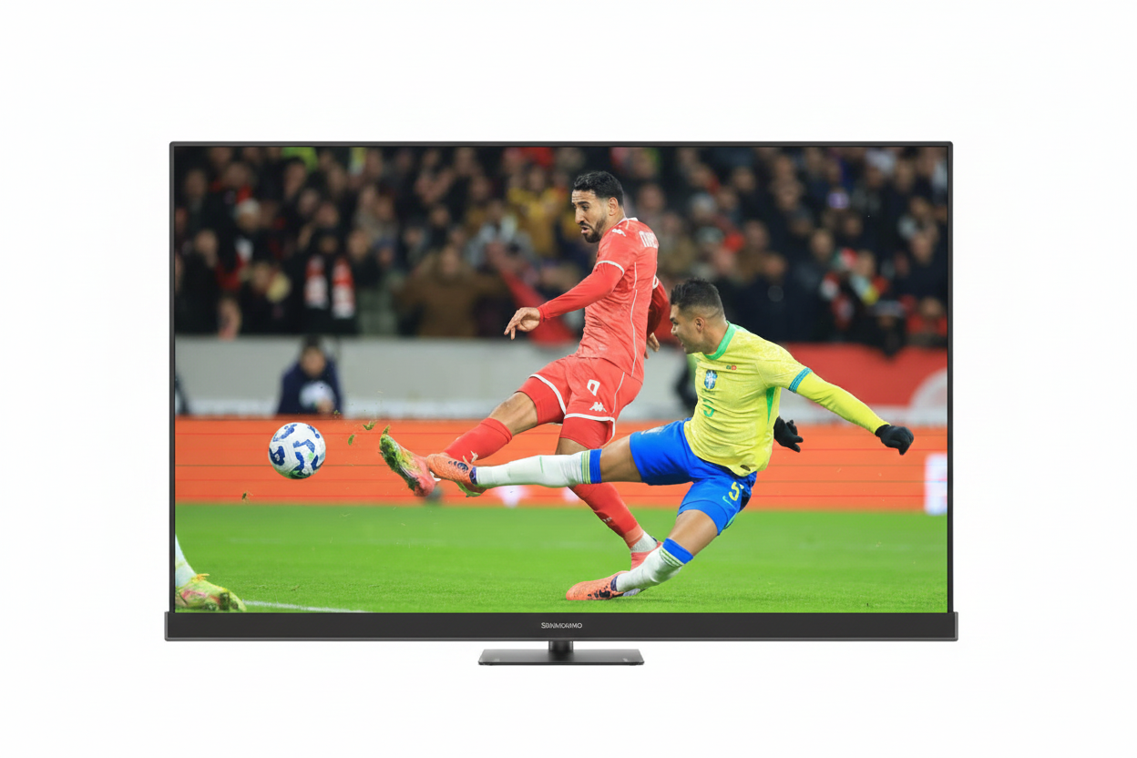 Tv Maxwell 65" QLED 4K Smart Google TV Récepteur Intégré avec barre de son MAX-QA65MG60SB