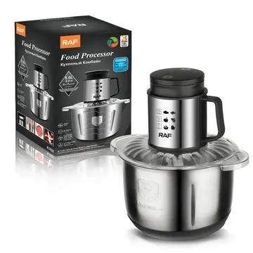 Hachoir électrique raf 1000W 5L inox R-7025