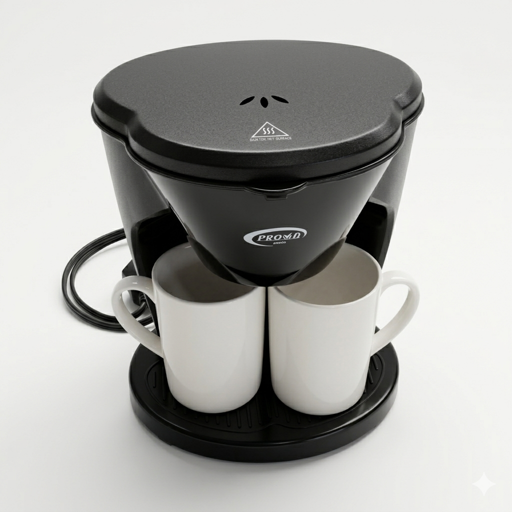 Cafetière PROVA 450W Noir PE808