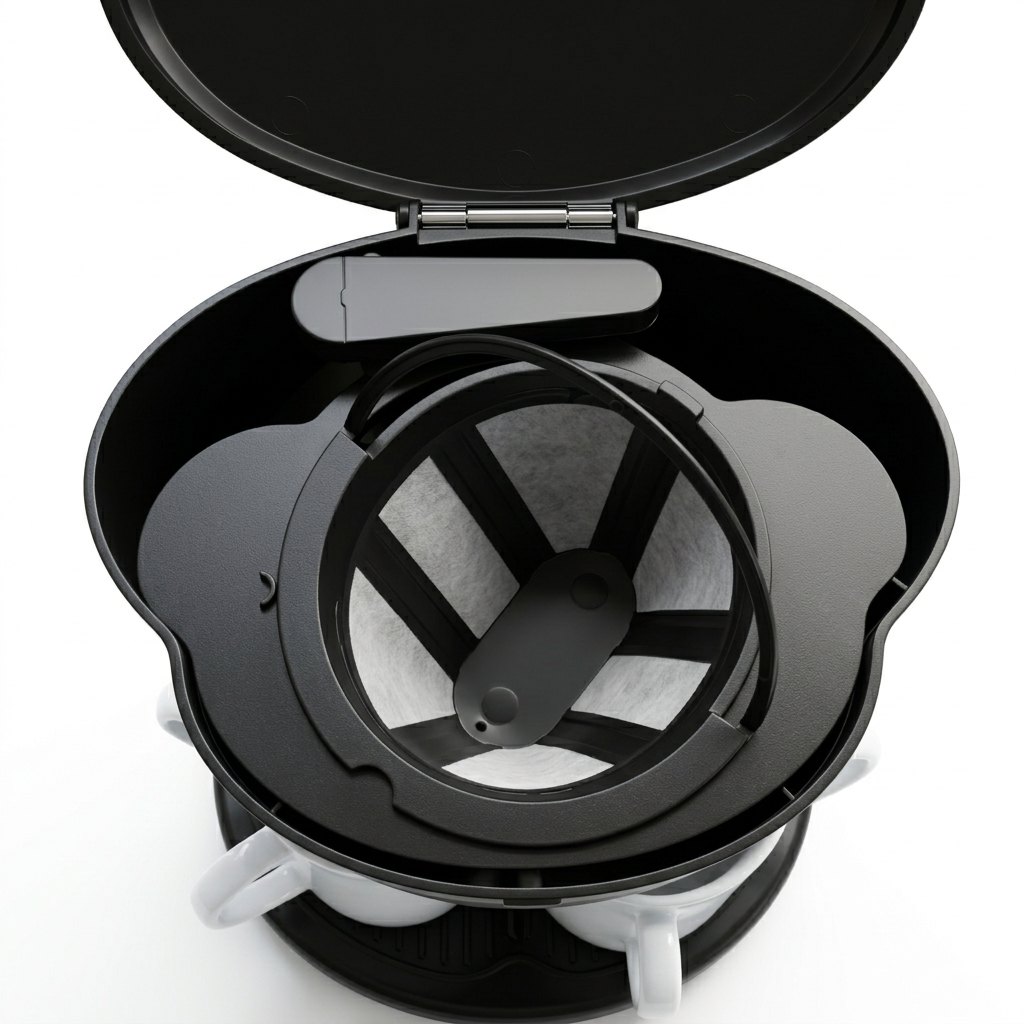 Cafetière PROVA 450W Noir PE808 — Afficher l'image 4
