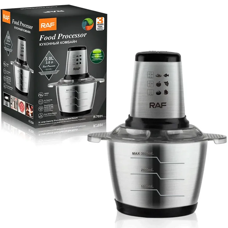 Hachoir Electrique Raf 3Litres 1000W inox R-7031 — Afficher l'image 4