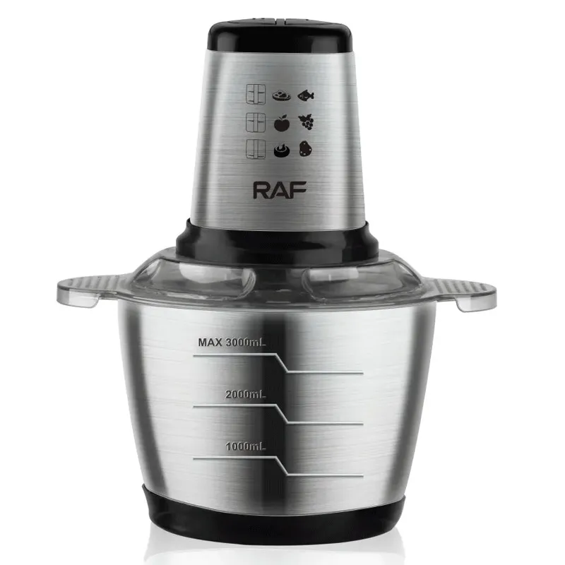 Hachoir Electrique Raf 3Litres 1000W inox R-7031