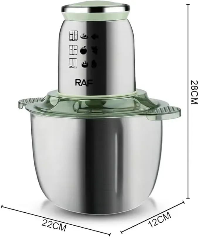 Hachoir Électrique 3L 600W RAF R-7002 — Afficher l'image 2