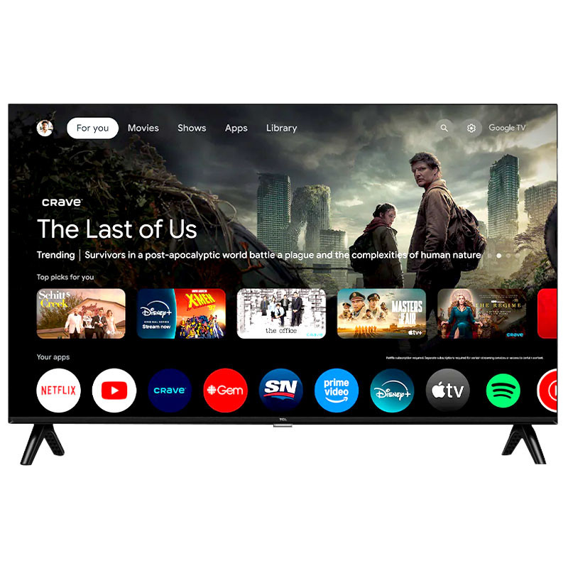 Tv TCL 50" QLED Full HD SMART Google TV avec Récepteur intégré 50S5K