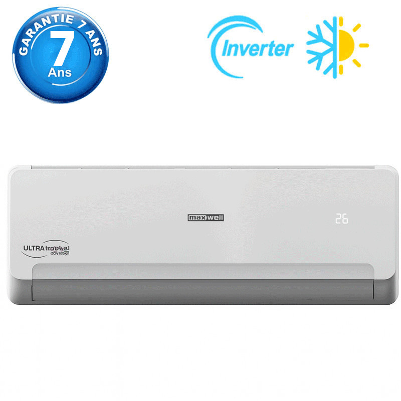CLIMATISEUR MAXWELL 12000 BTU INVERTER ULTRA TROPICALISÉ T3/ Chaud & Froid MX-X12T-INV4