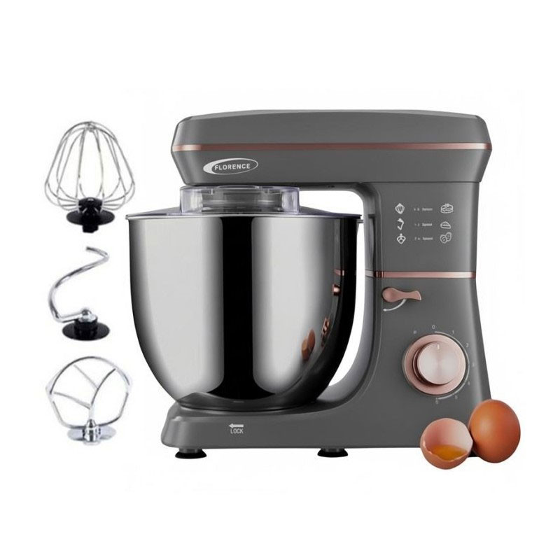 Robot pétrin Florence 10L 2200W Gris SM-9213