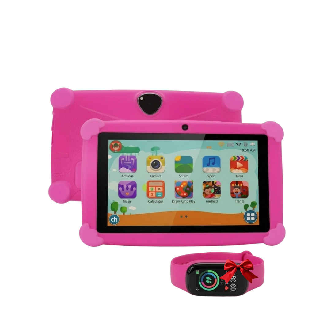 Tablette Kids Iconix C100 Pro 6Go/ 128Go - Rose