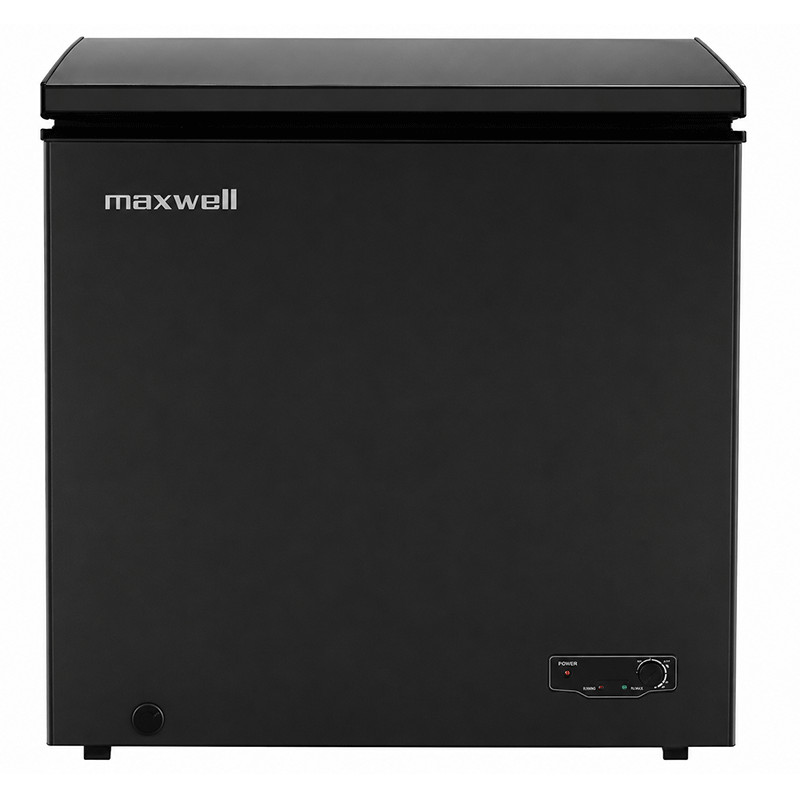 Congélateur Horizontal Maxwell 270L Vitré Noir MAX-CHDF270GN