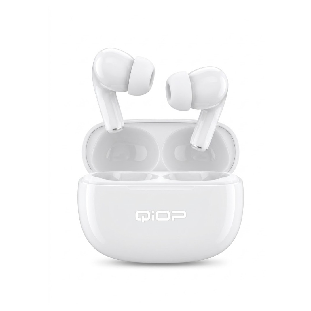 Écouteurs Bluetooth QiOP Buds Sens - Blanc