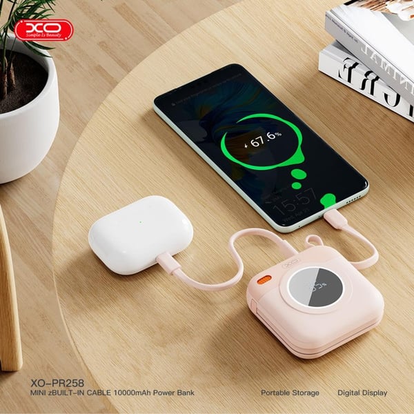 Power Bank 10000mAh XO-PR258 - Rose — Afficher l'image 3