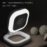 Mini Ventilateur Pliable avec Éclairage LED — Afficher l'image 3