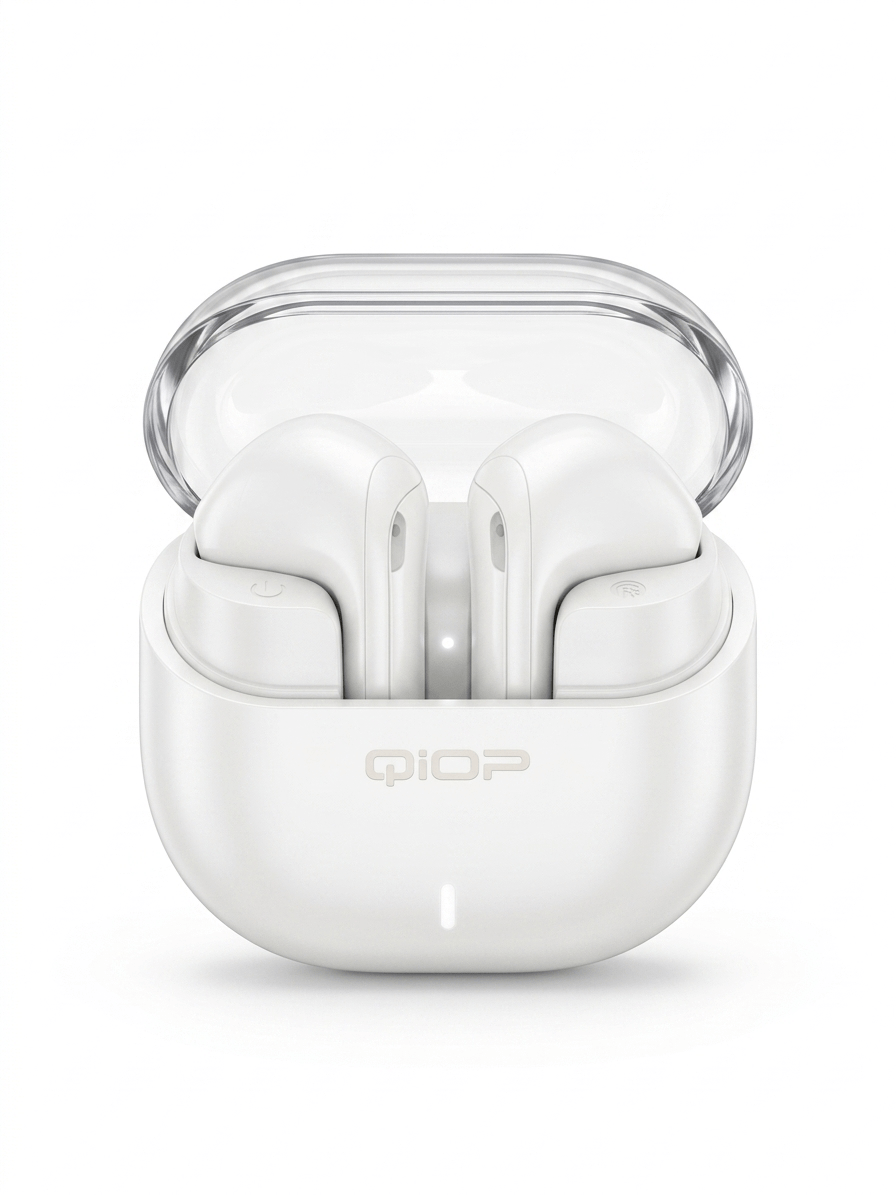 Écouteurs Bluetooth QiOP Aura - Blanc