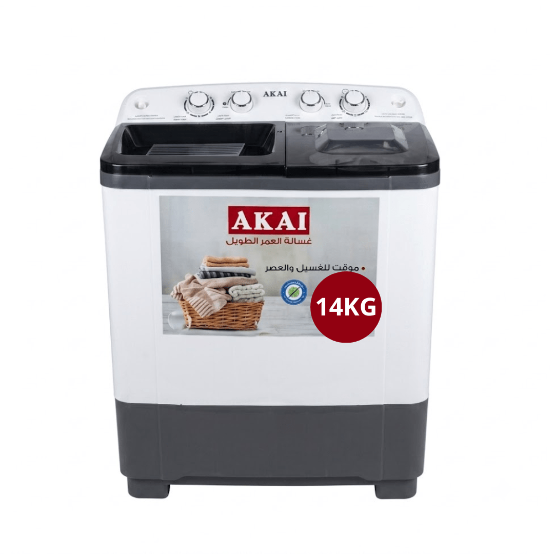 Machine à Laver Semi-Automatique AKAI 14Kg