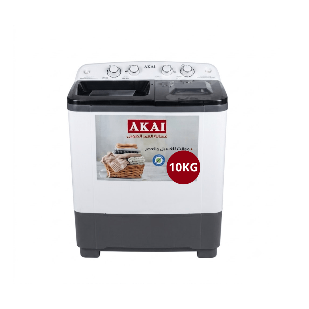 Machine à Laver Semi-Automatique AKAI 10Kg