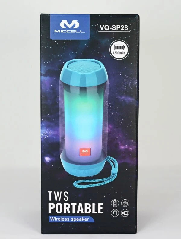 Haut-parleur portable Bluetooth Miccell S2119