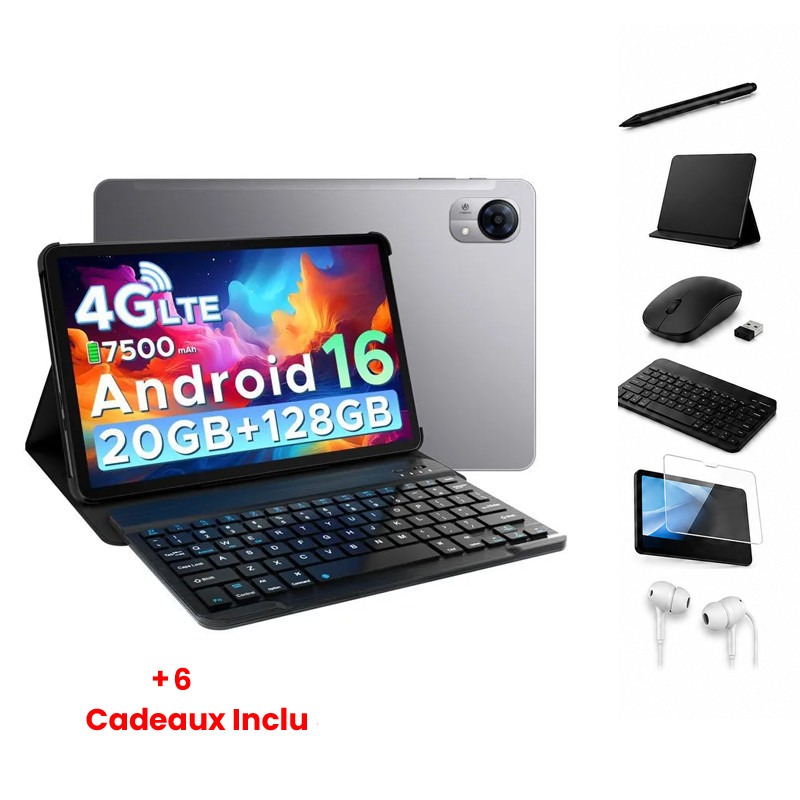 Tablette Doogee TAB G5 4G 3Go 128Go Gris