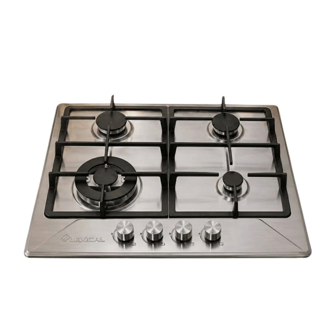 Plaque de Cuisson à gaz Lexical ABM 4 Feux Inox Fonte LGS-2844