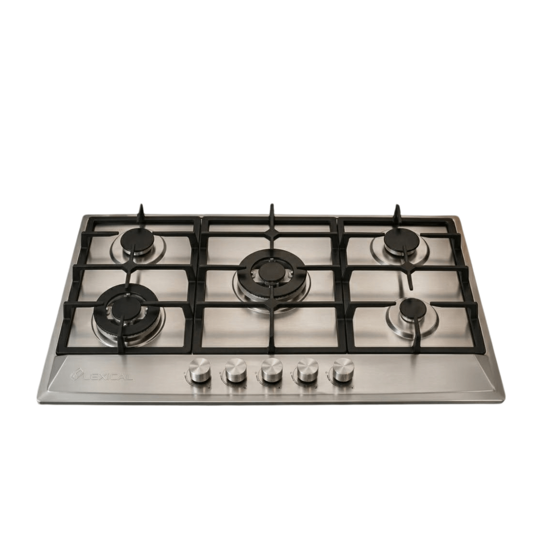 Plaque de Cuisson à gaz Lexical ABM 5 Feux Inox Fonte LGS-2854