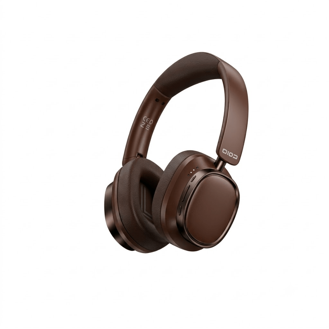 Casque sans fils Qiop Cronos Marron