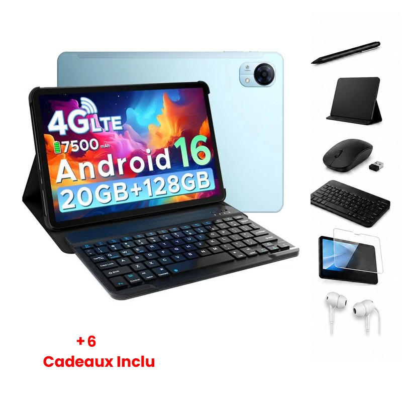 Tablette Doogee TAB G5 4G 3Go 128Go Bleu